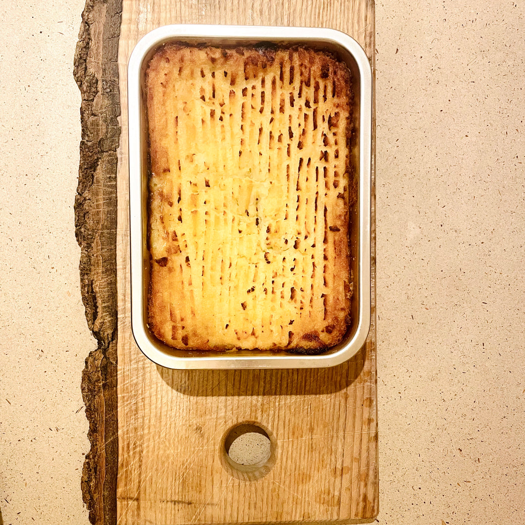 Smoked fish, leek and Mull cheddar pie