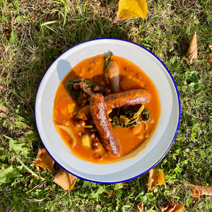 Dell Forest Venison Banger & Carlin Pea HotPot