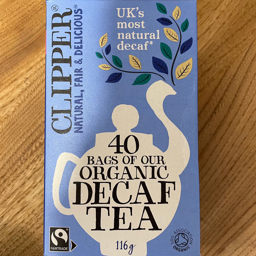 Clipper Organic Decaf Tea