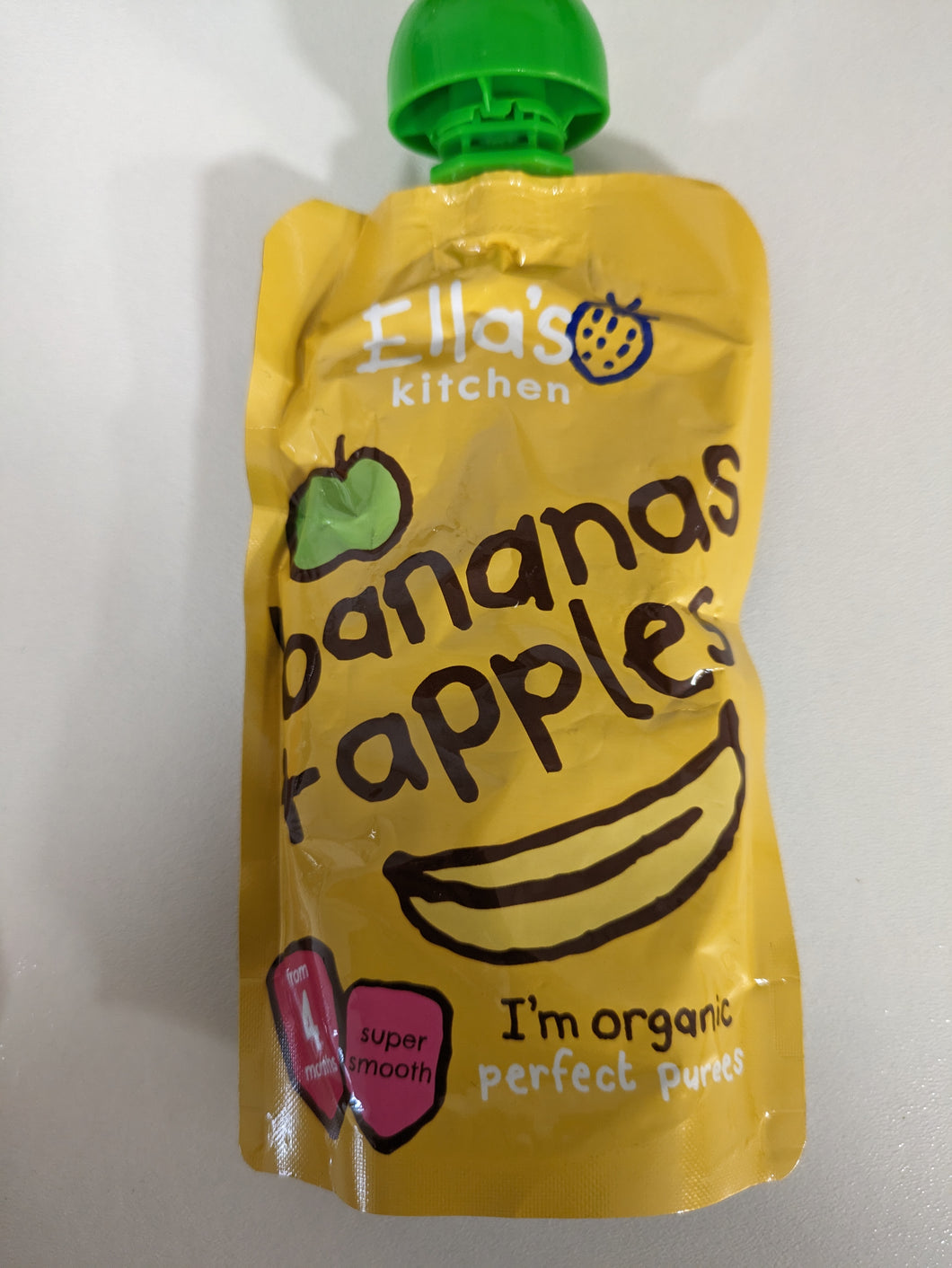 Ella's Kitchen bananas and apples pouch